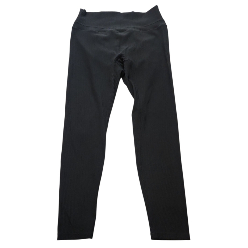 Bucked Up Black Ribbed Scrunch High-Waisted Leggings